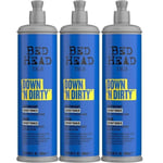 Bed Head by TIGI Conditioner Down N' Dirty Light Weight Conditioner 600ML x 3
