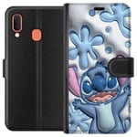Samsung Galaxy A20e Plånboksfodral Bubbliga Stitch