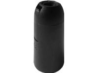 Orno E14 termoplastisk sockel, svart
