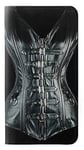 Gothic Corset Black PU Leather Flip Case Cover For OnePlus 6