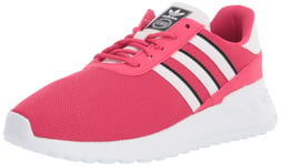 adidas Originals La Trainer Lite Sneaker, Power Pink/White/Black, 6 US Unisex Big Kid