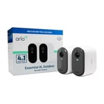 Arlo Essential HD XL Outdoor-övervakningskamera 2-pack