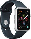 Puro Icon sportarmband av silikon för Apple Watch 42-45 mm (marinblå)