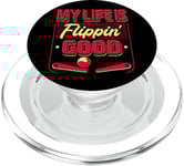 Amateur de jeux d'arcade Vintage Pinball, joueurs rétro amusants PopSockets PopGrip pour MagSafe