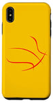 Coque pour iPhone XS Max Design de basket-ball sportif avec croquis de couleur rouge