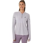 Asics Metarun Half-Zip LS Top Dam XL - Lila Tröja för löpning med hög komfort och stil