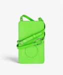 The Case Factory Smart Crossbody Väska Vegetable Tanned Smiley Grön