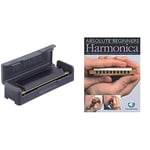 Hohner HH562C Pro Harp Harmonica in C, Black & Absolute Beginners Harmonica