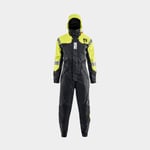 Regatta Flytoverall Sportline 50N Black/Fluorescent Yellow, 128 - 140 cl (30 50 kg)