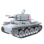 MSEI Tank Toy, 535Pcs DIY Germany LT-38 Light Tank Building Block Kit Toy for Kids