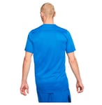 Nike Dri Fit Park 7 Jby Short Sleeve T-shirt Blue M Man