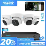 Reolink Person Vehicle Detection 4K 8CH NVR Outdoor PoE Security Camera System