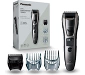 PANASONIC ER-GB80-H511 Wet & Dry Beard & Hair Trimmer - Black & Silver