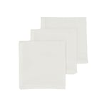 Meyco Muslin Burp Cloths 3 Pack Uni Off white