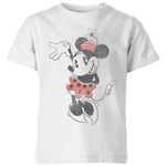 Disney Minnie Mouse Waving Kids' T-Shirt - White - 11-12 Years - White