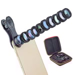 Apexel 10-in-1 Camera Lens Kit - objektiv - lins - iPhone