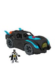 Imaginext Dc Super Friends Bat-Tech Lights &Amp; Sounds Batmobile With Batman Figure