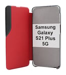 Smart Flip Cover Samsung Galaxy S21 Plus 5G (G996B) (Röd)