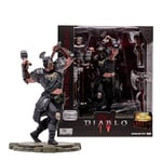 McFarlane Toys Diablo IV Death Blow Barbarian 1:12 Scale Posed Figure with Interchangeable Head, 4 Weapons, Display Base, and Mystery Weapon - Harness the Power of the Barbarian