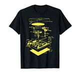 Record Player Shirt. Vinyl Record Technical Music Nerd Gift T-Shirt