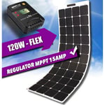 LTC Solcell Flat Line 120W Inkl MPPT-Regulator