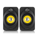 VONYX XP40 Bluetooth Active Powered Studio Monitor Speakers 4" Media Desktop DJ Producer (Pair)