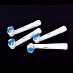 4pcs Electric Toothbrush Replacement Heads Compatible With Oral White