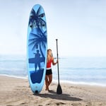 SUP Board Uppblåsbar Stand up Board Paddle Board Blue-L