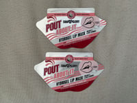 2 x Soap & Glory Pout About It Hydrogel Lip Mask Coconut Water & Hyaluronic Acid