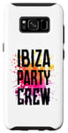 Coque pour Galaxy S8 Ibiza Party Crew Colorful | Vacation Team