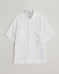 C.P. Company Short Sleeve Linen Shirt White
