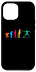 Coque pour iPhone 14 Pro Max Joueur de tennis couleur vintage Evolution Retro Hommes & Femmes