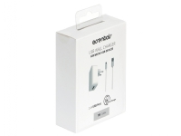 Wall Charger 12W USB-A MicroUSB Cable, 1m, White