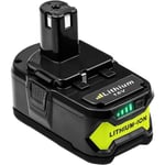 18V 6,0Ah Li-ION Remplacement Batterie Ryobi One+ RB18L40 RB18L13 RB18L50 RB18L25 P108 P107 P122 P105 P102 P103 P104