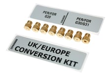 LPG Conversion Kit (9 Jets/Nozzles/Injectors Inc) Compatible with AEG, Electrolux & Zanussi Gas Hobs