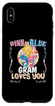 Coque pour iPhone XS Max Rose ou bleu Gram Loves You Best Grandma Ever Grandmother