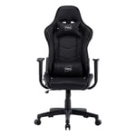 Neo® Executive PU Leather Sport Racing Car Gaming Office Chair with Lumbar Support (Black & Black)