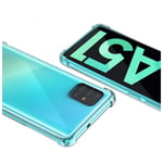 Coque Silicone Anti-Chocs pour SAMSUNG Galaxy A51 Transparente Protection Gel Souple - Neuf
