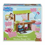 Peppa Pig Mud Kitchen Dough Set with Dough & Accessories Toy