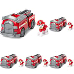 Paw Patrol, Marshall’s Fire Engine, Toy Truck with Collectible Action Figure, Sustainably Minded Kids’ Toys for Boys & Girls Aged 3 and Up (Pack of 5)