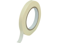 Målarband TOOLCRAFT vit (L x B) 50 m x 12,5 mm gummi innehåll: 1 rulle(n)
