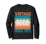 15 Years Old Vintage 2009 Limited Edition 15th Birthday Cute Long Sleeve T-Shirt