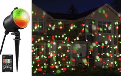 ION Waterproof Garden House Party Disco Projector LED Multi-Colour Lighting
