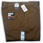 Levis Dockers D2 Signature Khaki Chinos Straight Fit Trousers Brown W29 L32