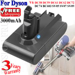 For Dyson V6 Vacuum Battery, V6 Animal, Dc58 Dc59 Dc61 Dc62 Absolute, Sv06 Sv03