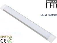 Nvox Taklampa Ytmonterad Panel Led Smal 60Cm 18W 6000K Kall