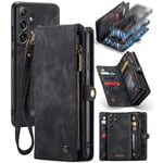 CaseMe Multi-slot Plånboksfodral Samsung Galaxy S24 Plus Grå