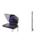Elgato Prompter & Elgato Multi Mount L – Teleprompter with Built-in Screen for YouTube, Twitch, Zoom and more, Premium Desk Clamp with Pole extendable up to 125cm/49in, perfect for Streaming and more