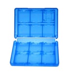 28 In 1 Game Case For Nintendo 3ds Xl Sd Card Cartridge Styl Blue