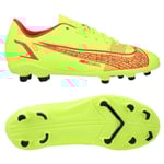 Nike Mercurial Vapor 14 Club MG Motivation - Neon/Röd Barn, storlek 38½